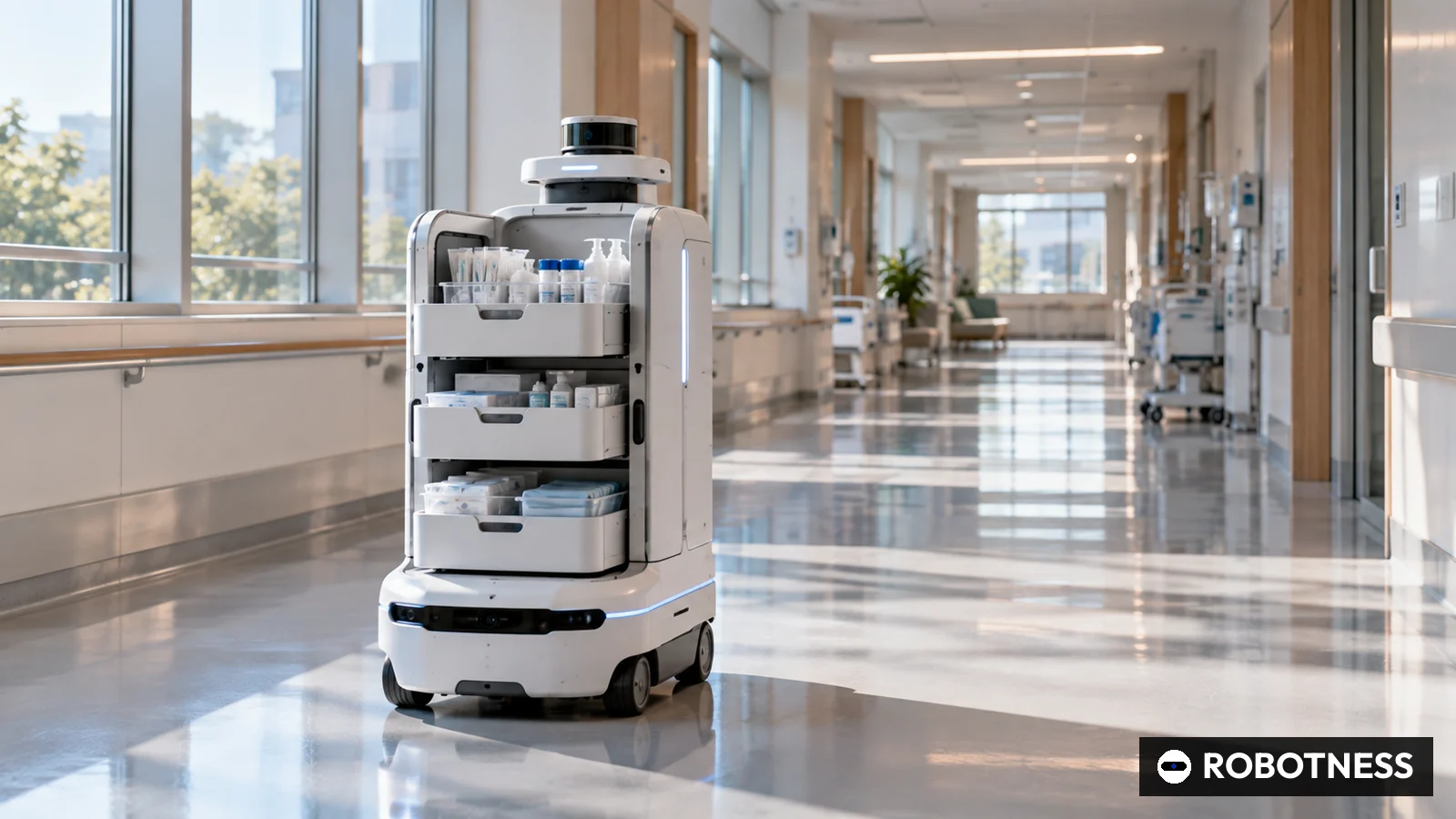 Kawasaki eröffnet Physical-AI-Zentrum im Silicon Valley mit Nvidia, Microsoft, Analog Devices und Fujitsu und zielt zuerst auf Kliniken (Illustration: ROBOTNESS)