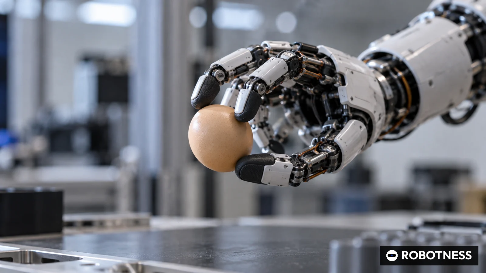 Koreas Staatsfonds steigt mit 150 Milliarden Won bei Roboterhand-Hersteller Wonik Robotics ein (Illustration: ROBOTNESS)